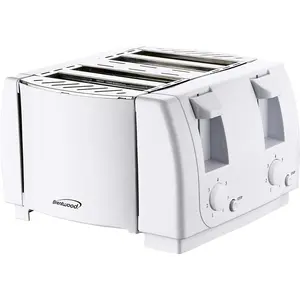 Brentwood 4-SLICE COOL TOUCH TOASTER - WHT
