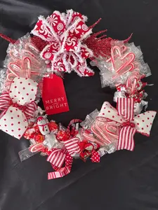 Candy Wreath Homemade Seasonal Wreaths & Gift Bouquets