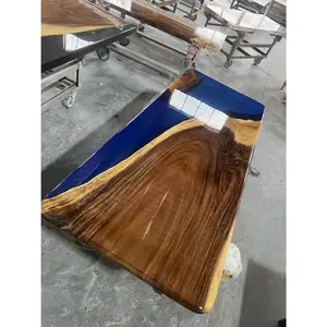Walnut Wood Epoxy Table epoxy dining table, Executive Desk, Custom Large Epoxy River Table, Solid Wood Slabs Table, Large Computer Office Desk Workstation, Business Furniture for Home Office