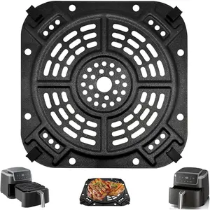 Air fryer Replacement  for  Air Fryer 5 QT 4 in 1 Pro Air Fry AF141, 8.5''x8.5'' Grill Plate Grill Pan Crisper Plate Accessories for  Air Fryer 5 QT 5 in 1 Max AF142,Dishwasher Safe