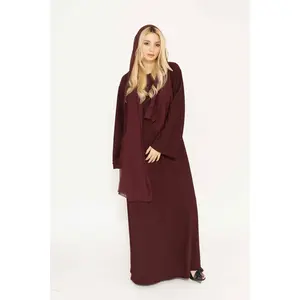 Aya Abaya - Burgundy