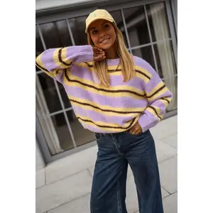 Yellow Striped Esma Sweater