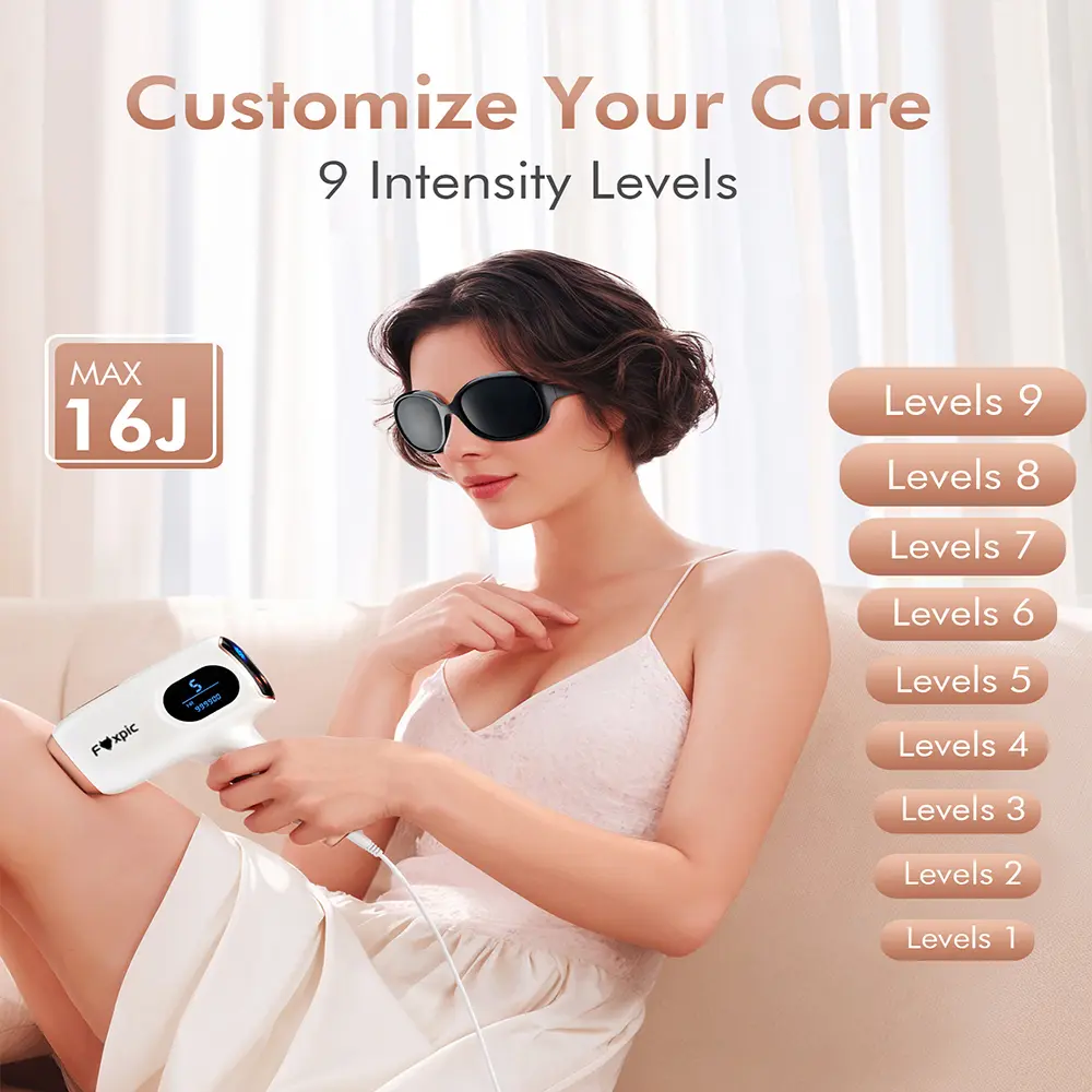 FOXPIC Laser Hair clipper with Ice Cooling Care Function for Women