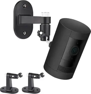 ALERTCAM 2Pack Adjustable Security Wall Mount Bracket for Stick up Cam & Outdoor Cam Plus, Perfect View Angle for Your Surveillance Camera System - Black SKY Direct