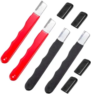 4 Pack Pruning Shears  Sharpener Mini Portable Quick Edge Sharpening Carbide  Sharpeners for Garden Tool Trimming   Scissor Axe Clipper Pruners Kitchen Garage Outdoor