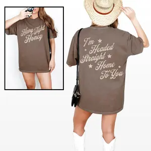 Vintage Comfort Colors Country Music Shirt, Hang Tight honey Lainey Wilson Tshirt, Country Concert Outfit for Women, Western Rodeo Shirt