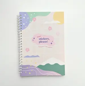A5 Reusable Sticker Book - 100 pages, sticker storage, sticker album, aesthetic sticker binder