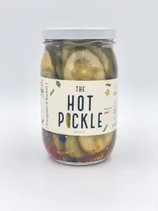 The Hot Pickle: Spicy Pickle Jar for Bold Flavor Enthusiasts