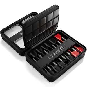 Casemaster Maxx 4 Dart Case - Premium Oxford Fabric with EVA Foam for 4 Sets of Darts, Heavy-Duty Zipper, and D-Ring Attachment for Easy Access