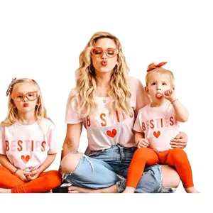 Best friend, woman - mom and me, matching shirts, mother daughter shirts, gifts for wives, Valentine's Day shirts, Valentine's Day women's shirts, 22 women's clothing