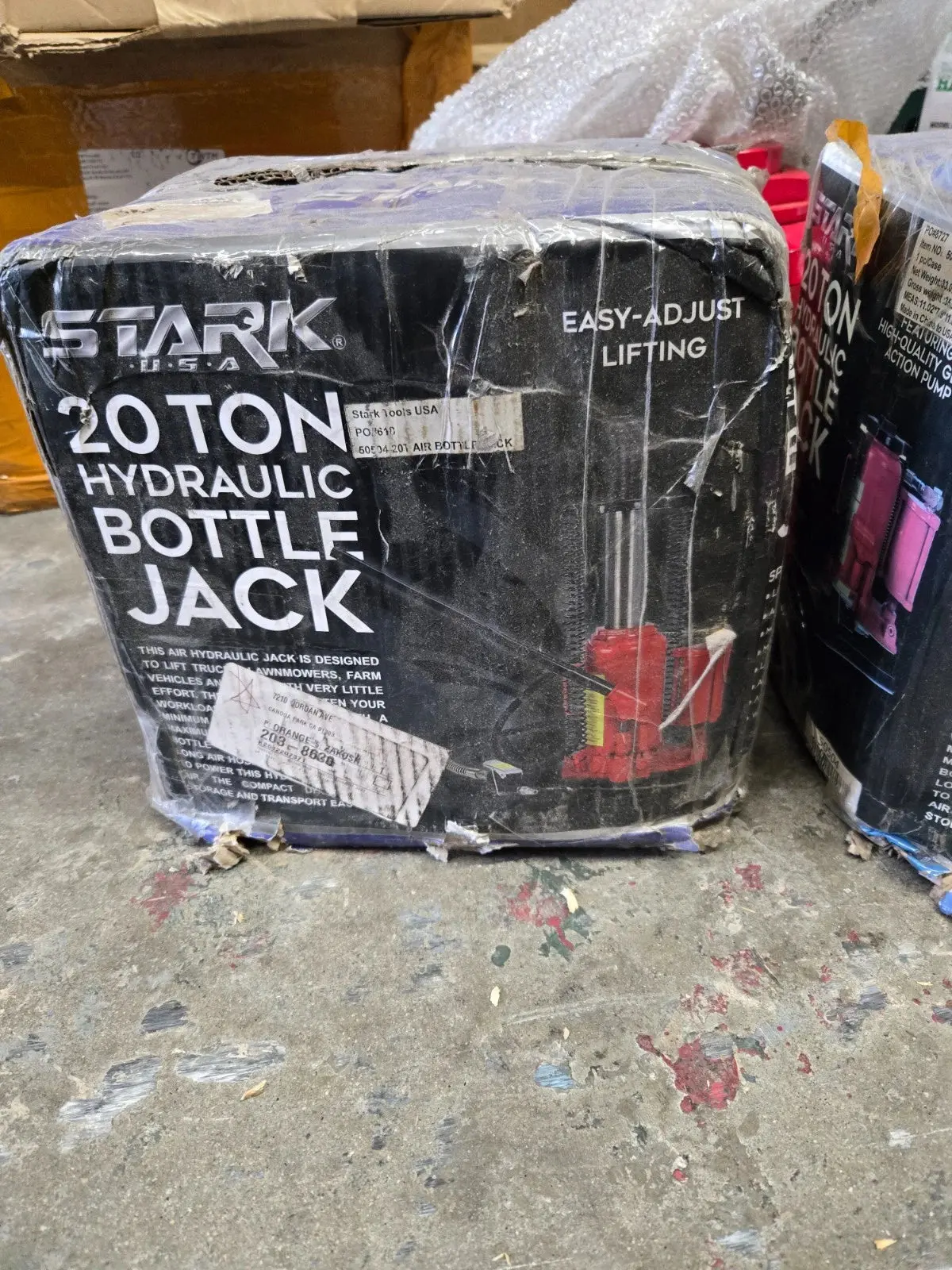 20 Ton Air Hydraulic Pneumatic Quick Lift Bottle Jack