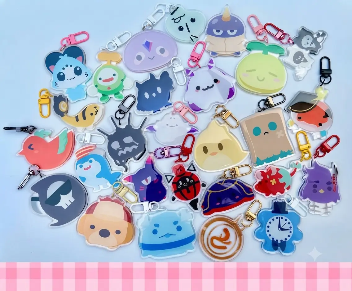 Vtuber Fan Mascot Acrylic Keychains