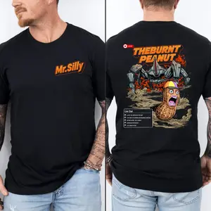 The Burnt Peanut 2 Sides Shirt, Arc Raiders Mr.Silly Hoodie, Meme Screaming Peanut Sweatshirt, Funny Burnt Peanut Goop T Shirt , Unisex Sweater Pullover Tee