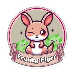 Freaky Flyer Kangaroo Bubble-free Decorative Stickers