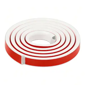 Self-Adhesive Weatherproof Seal Strip for Doors Windows Blocks Cold Air Reduces Energy Bills Fits Large Gaps 3/8 W x 1/4 T to 9/16 W x 15/32 T White Black Durable Super Strong Adhesive Noise Reduction Energy Savings Automatic Closing Tool