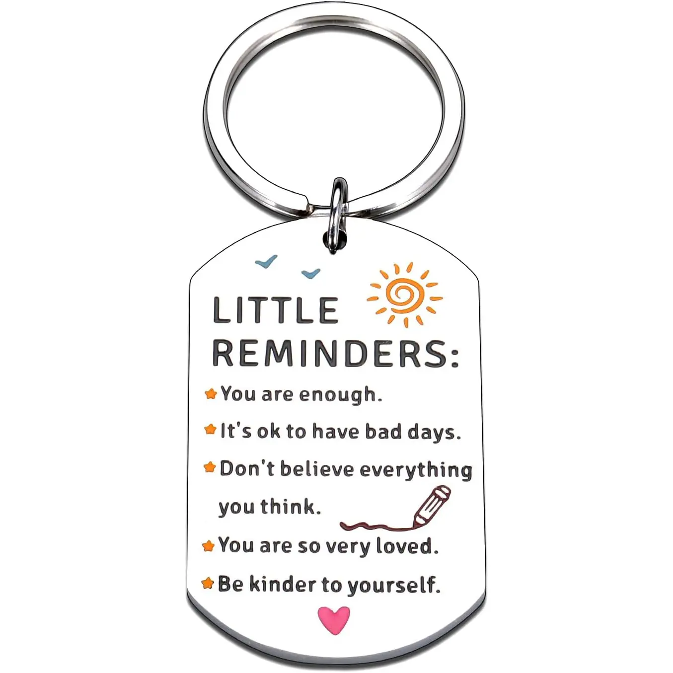School Supplies for High School Student, College Dorm Room Essentials for Girls, Back to SCHOOL Supplies for Teen Girls First Day of SCHOOL Proud of You Gift for Daughter Son Little Reminders Keychain