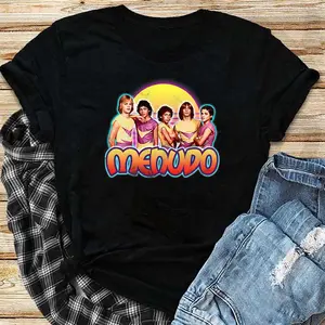 Menudo Boyband Yellow Purple Distressed T-Shirtmenudo - Yellow Purple Distressed  T-Shirt