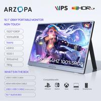 [[Grey & Upgraded Cable] 144Hz & Sleeve Bag