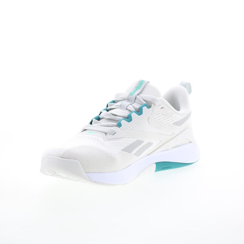 Reebok Nanoflex TR 2 Womens Gray Canvas Athletic Cross Training Shoes