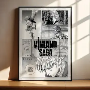 Vinland Saga Anime Poster - Thorfinn Manga Art Print Anime Gifts