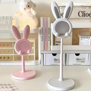 Cute Cartoon Bunny Phone Stand, Adjustable Phone Holder & Compatible with iPhone, Kindle, iPad, Switch, Tablet & More, Perfect Gift Idea