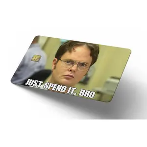 Dwight Schrute Credit Card Skin, Debit Card Covering