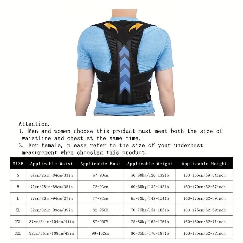 OLLAS Adjustable Back Support for Men & Women |   Upper and Lower Back Stabilization with Waist Stability, Breathable Mesh Design |   Casual Posture Corrector