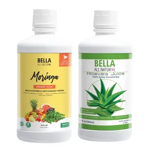 Bella All Natural Aloe Vera and Moringa Juice Vitamin Supplement