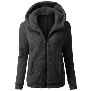 Womens Fleece Zip Up Jacket with PocketsPolar Fleece Jacket WomensFall Womens JacketLong Sweater Coats For WomenFleece Jackets & Coats WomanClearance On Plus Size Womens Clothes