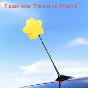 Star Car Antenna Topper, Durable Plastic, Fits Most Vehicle Models, No Antenna Included, Easy to Find, Automotive Accessory