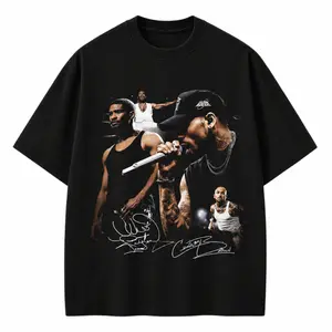 R&B Live Performance Graphic T-Shirt – Concert Collage Tee with Signature Style Design, Urban Music Streetwear Outfit for Soul Fans & Night Vibes Gift