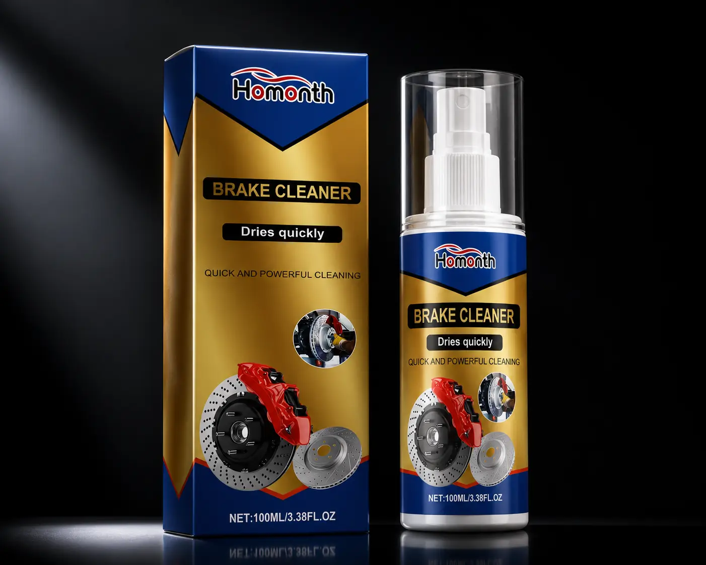 Automotive Brake Cleaner – Powerful Formula to Remove Oil, Grease & Brake Dust from Brake Systems