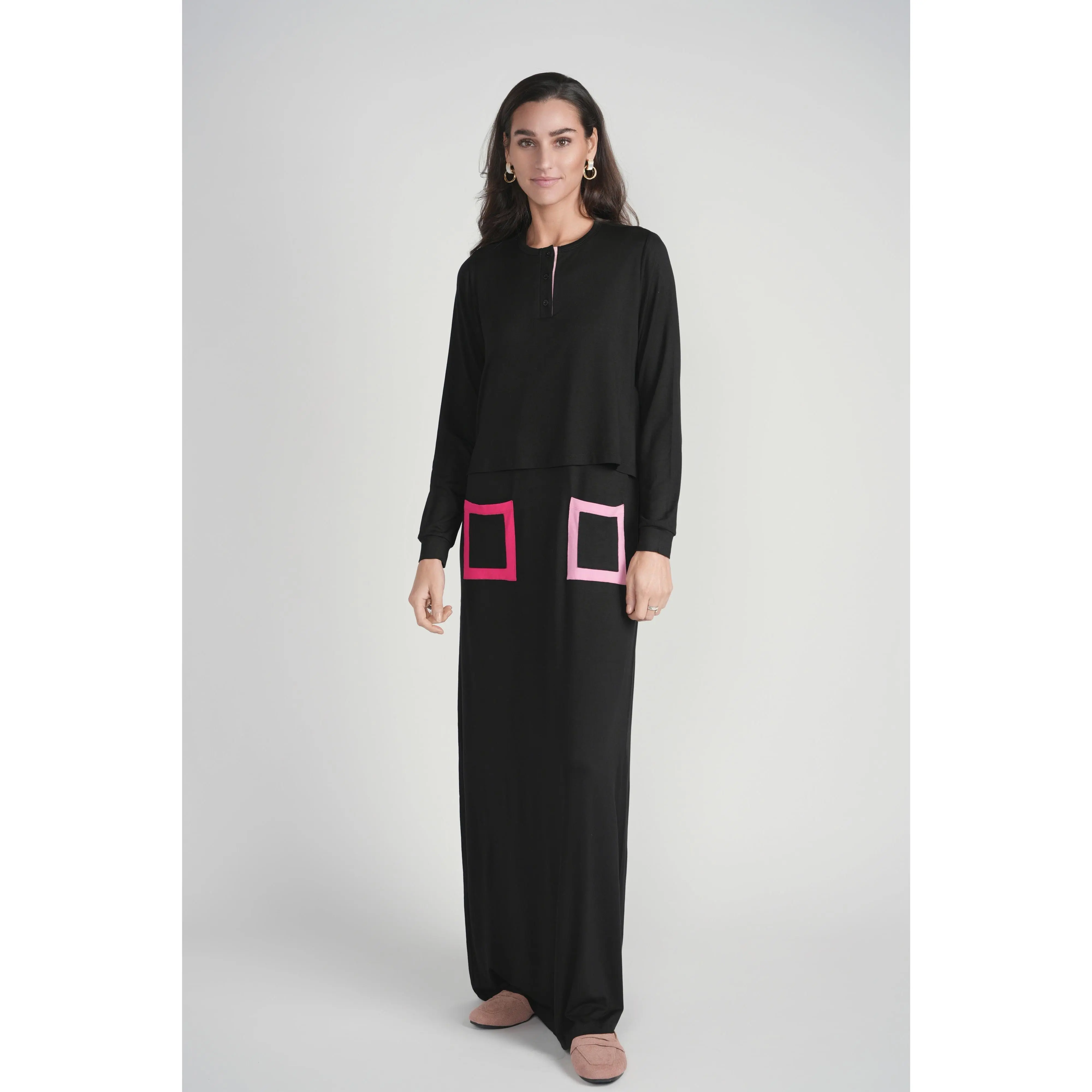 Nursing Nightgown with Pockets