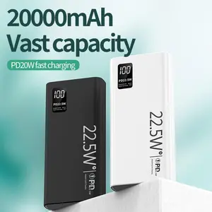 Portable Charger 20000mAh | 22.5W Fast Charging Power Bank with PD 3.0+QC 4.0, LED Display, USB-C In/Out | Compatible with iPhone, Samsung, Google & iPad