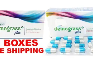 2 Demograss PLUS 60 DAY Supply GUARANTEED Original Demograss 2 MESES 60 CAPSULES
