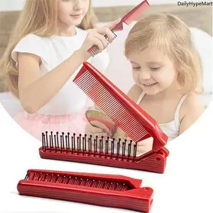 Portable Folding Braiding Comb, Compact Hair Styling Tool