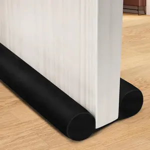 Under Door Draft Stopper for Bottom of Door,Door Noise Stopper Blocker Cold Air Light Smell Sound Double Side Door Sweep, 30'' to 36'' Adjustable Gap Filler