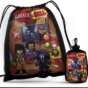 Slasher Drawstring Bag-KillFlix and Chill