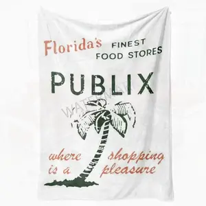Soft Sofa Blanket Flannel Florida Publix Store Quality Home Dr 2016443 TT3
