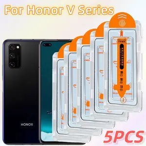 5-Pack HD Tempered Glass Screen Protector for Honor V20/v30/v30 Pro, 9h Hardness, Dust-Free Bubble-Free, Easy Installation, Scratch-Resistant