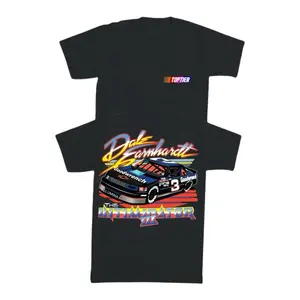 Dale Earnhardt Retro NASCAR T-Shirt – “The Intimidator” #3 Goodwrench Chevy Lumina Racing Tee – Vintage 90s Stock Car Tribute Shirt