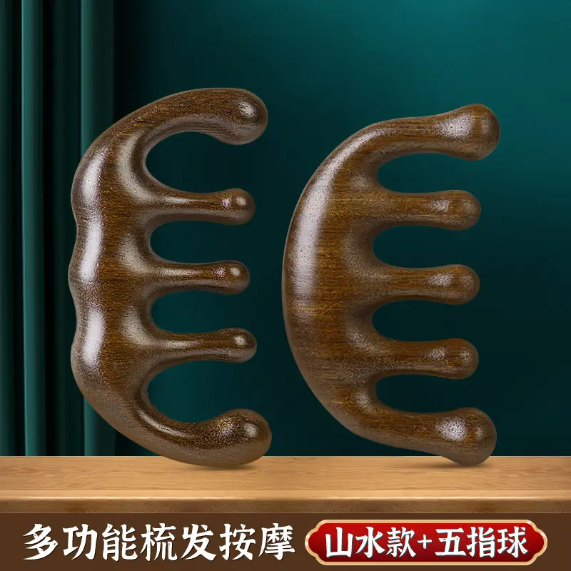 2 pieces of landscape style+five finger