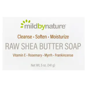 Mild By Nature Raw Shea Butter Bar Soap, 5 oz (141 g)
