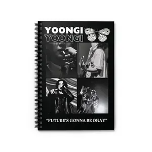 Spiral Notebook - Inspirational Quotes, Motivational Journal, BTS Fan Gift, Music Lover Stationery, Self-Reflection Diary, Cool Gift Idea