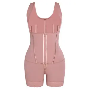 Curvyfaja Snatched Shapewear Fajas for Tummy Tuck Women's Compression Hip Lifting Bodysuit