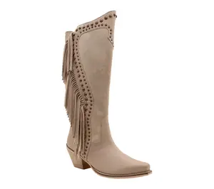 Volatile Leather and Suede Tall Boot - Palomino