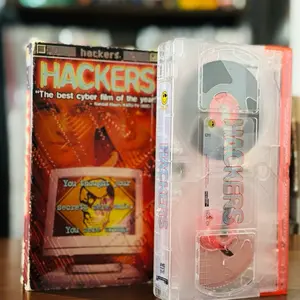Hackers Custom VHS Tape - SpoolSwaps Limited Edition 1 of a Kind with Original Label and Packaging