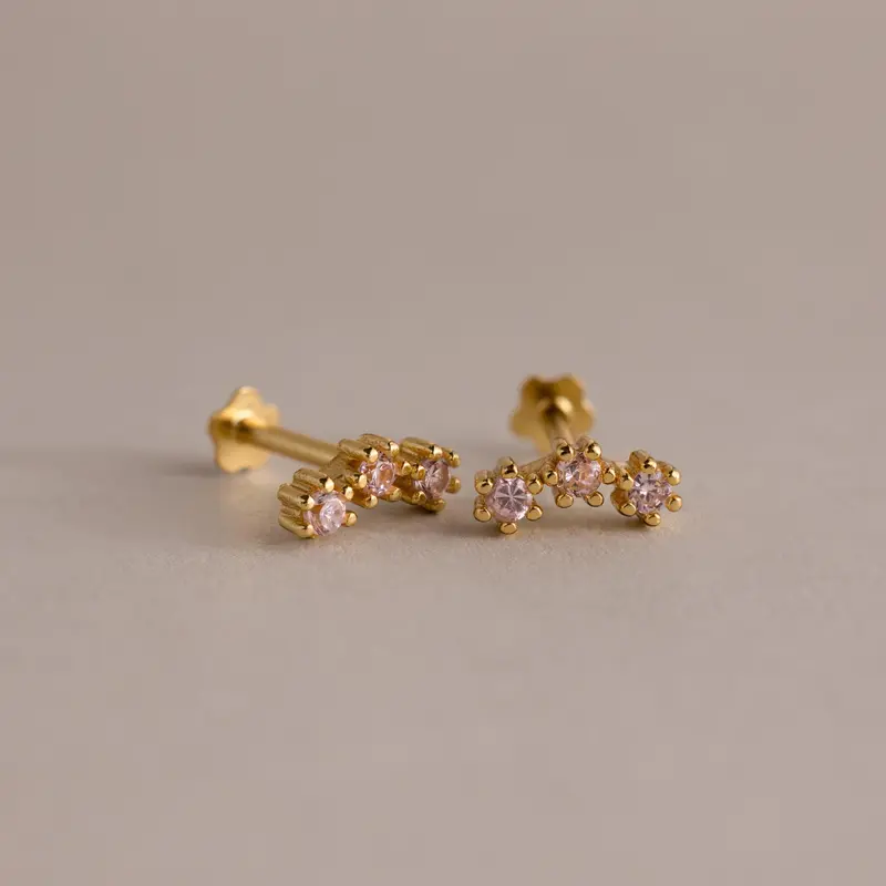 cartier trinity earrings mini - TikTok Shop