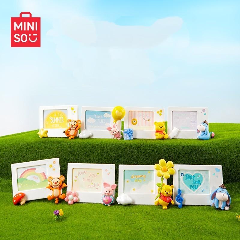 Disney Winnie the Pooh Polaroid Series – Blind Box Figurine Fridge Magnets | Adorable Pooh-Themed Collectibles for Home Decor, Perfect Cute Gift for Her