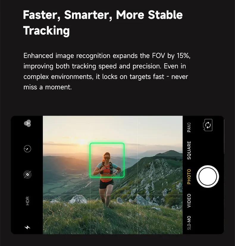 FeiyuTech SCORP 3 Gimbal Stabilizer with AI Tracking, 3-Axis Handheld Stabilizer for Sony Canon DSLR, 3.5kg/7.72lbs Payload, Detachable Wireless Remote Control Handle for Solo Filmmaking